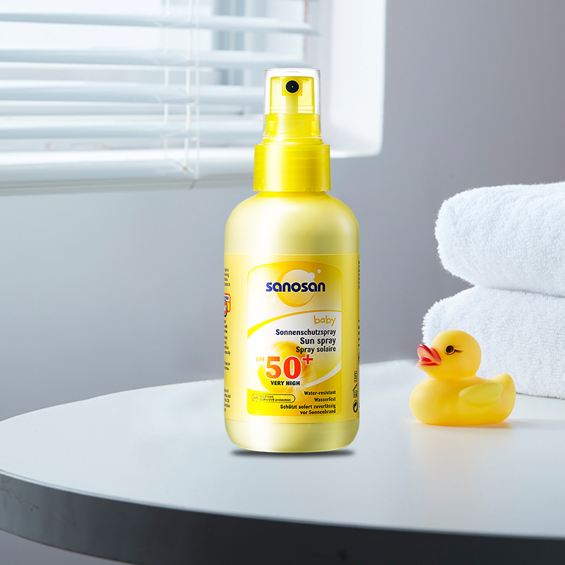 哈罗闪德国sanosan哈罗闪婴儿防晒喷雾150ml儿童防晒霜隔离 SPF50在类目 尿片/洗护/喂哺/推车床, 宝宝洗浴护肤品, 宝宝防晒乳/露中 - 来自Buy2taobao.com提供专业的淘宝代购服务