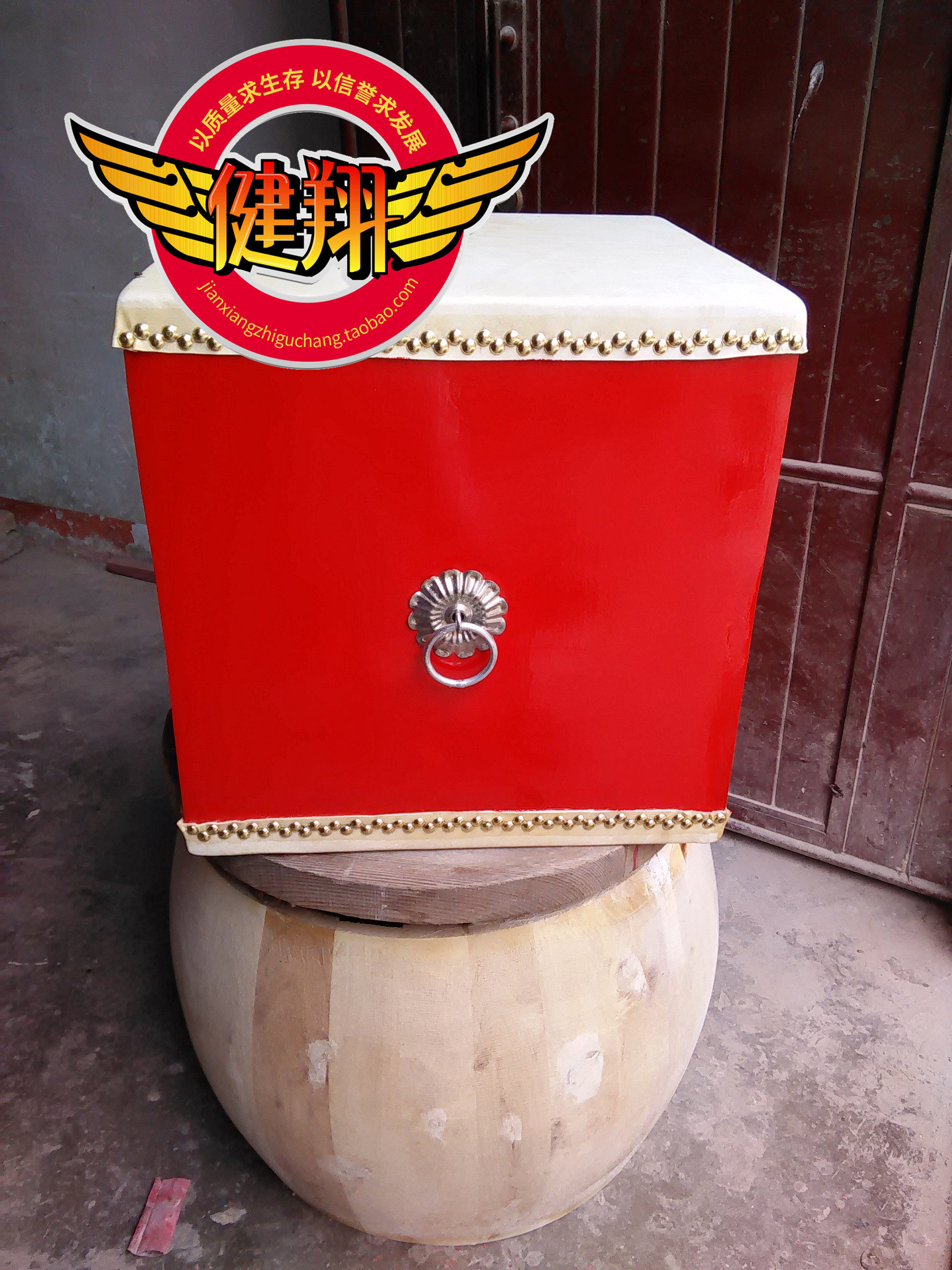 三大炮方形鼓桌子鼓家具鼓牛皮鼓道具鼓大鼓厂家定做各种鼓类产品