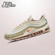 耐克NIKE AirMax 97棕绿色气垫减震男子运动休闲跑步鞋DX6037-781