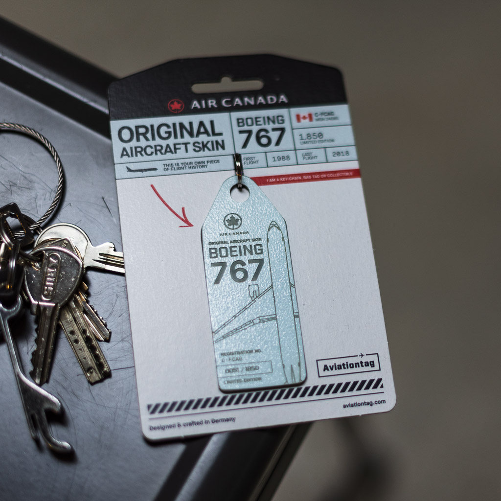 德国aviationtag钥匙扣行李牌 波音747飞机蒙皮eva长荣