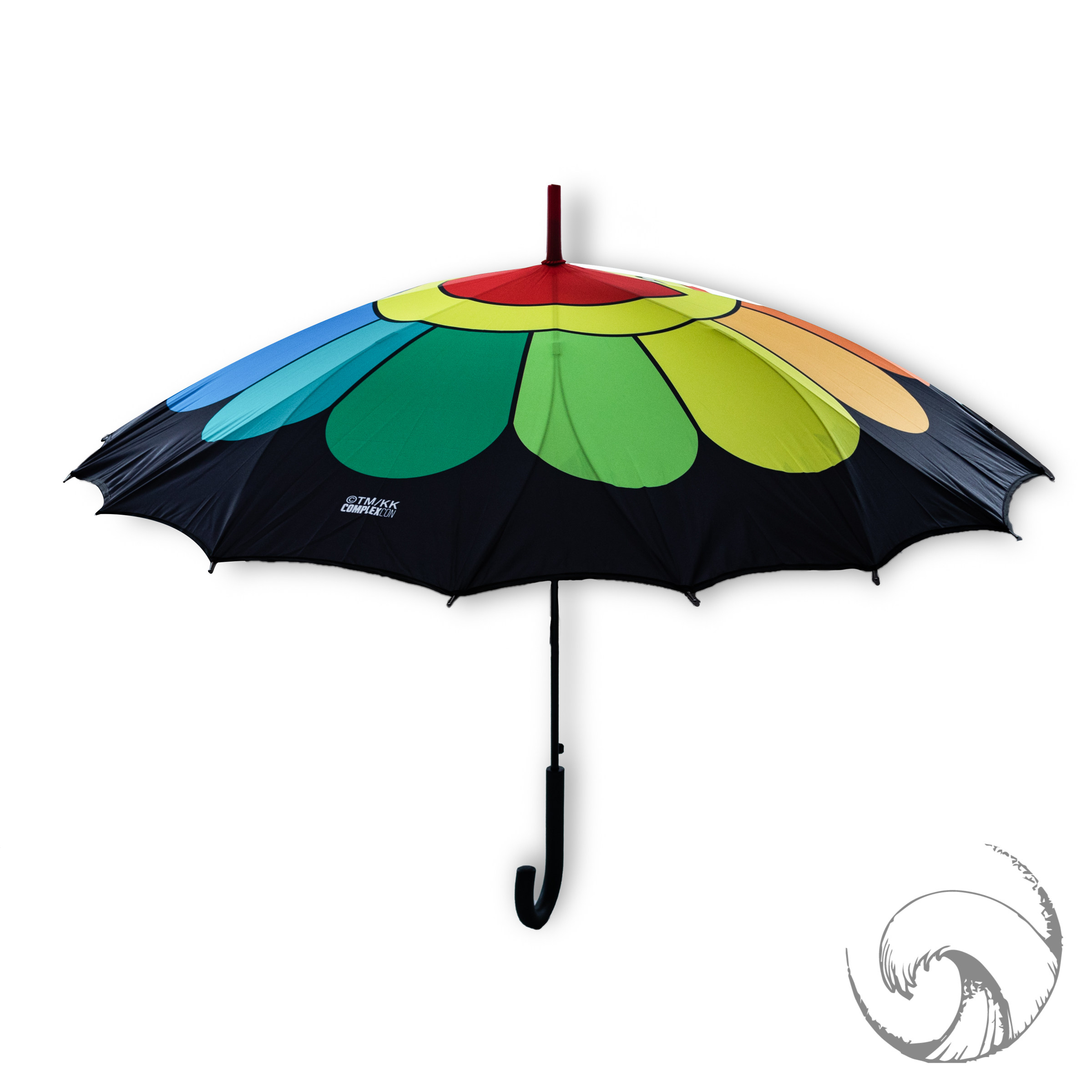 【国内现货】村上隆芝加哥限定雨伞 kaikaikiki太阳花限定长柄伞