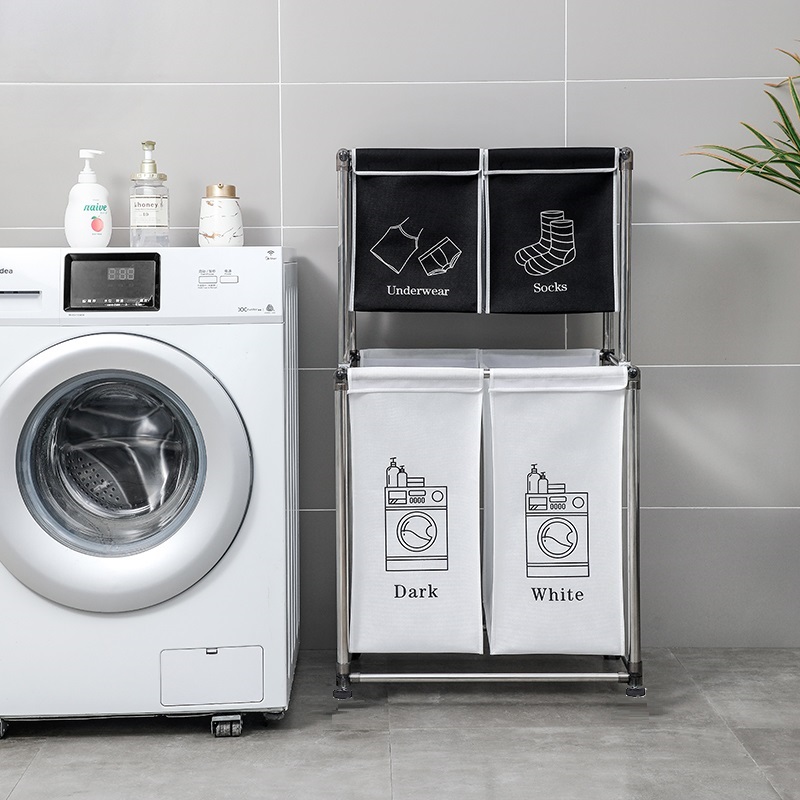 脏衣篮洗衣物收纳架洗衣机分类架卫生