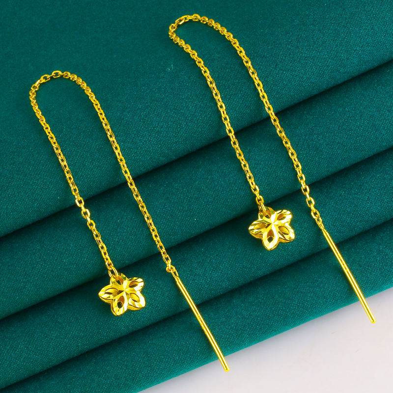 黄金耳线9999足金