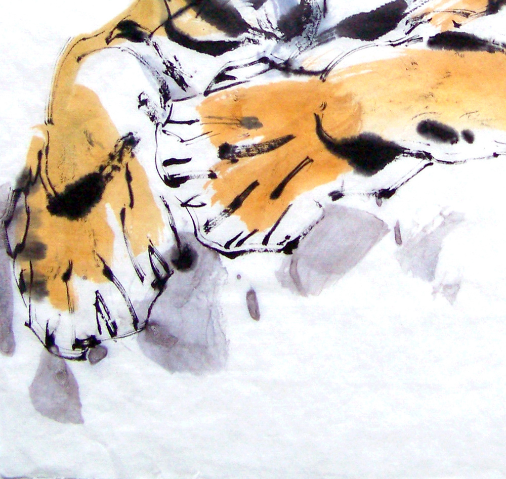 刘光贤《写意虎》