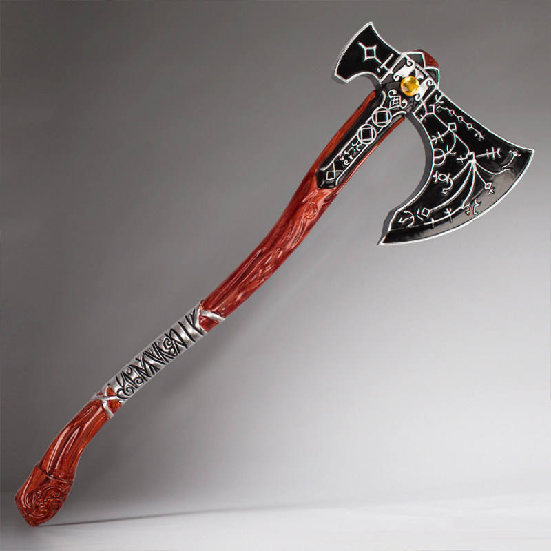 战神4新战神奎托斯武器利维坦之斧1比1树脂守护者之盾奎爷cos道具