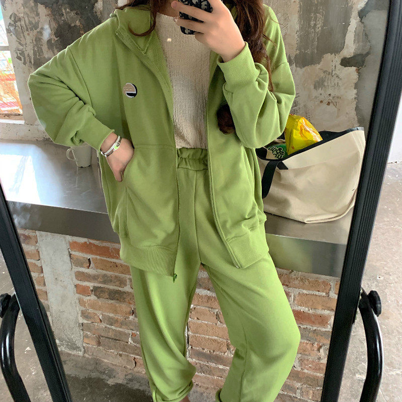 港风套装女复古chic初秋