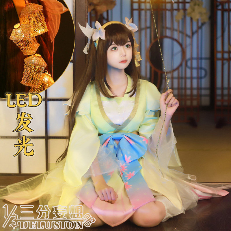 三分妄想王者荣耀cos衣服娜可露露晚萤古风游戏套装cosply服装女