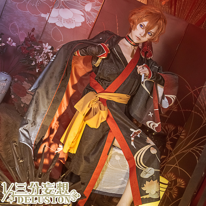 特价三分妄想_三分妄想文豪野犬cos服手游中原中也日式和风和服cosply