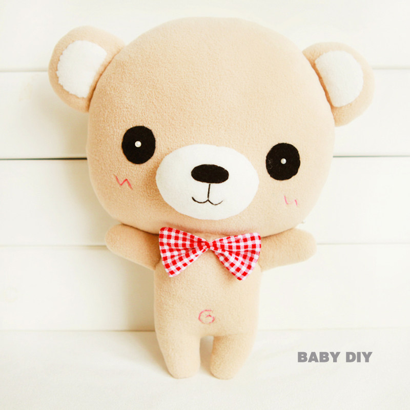 卜比布艺工作室的优惠券大全—手缝diy制作动物小熊毛绒玩具公仔玩偶