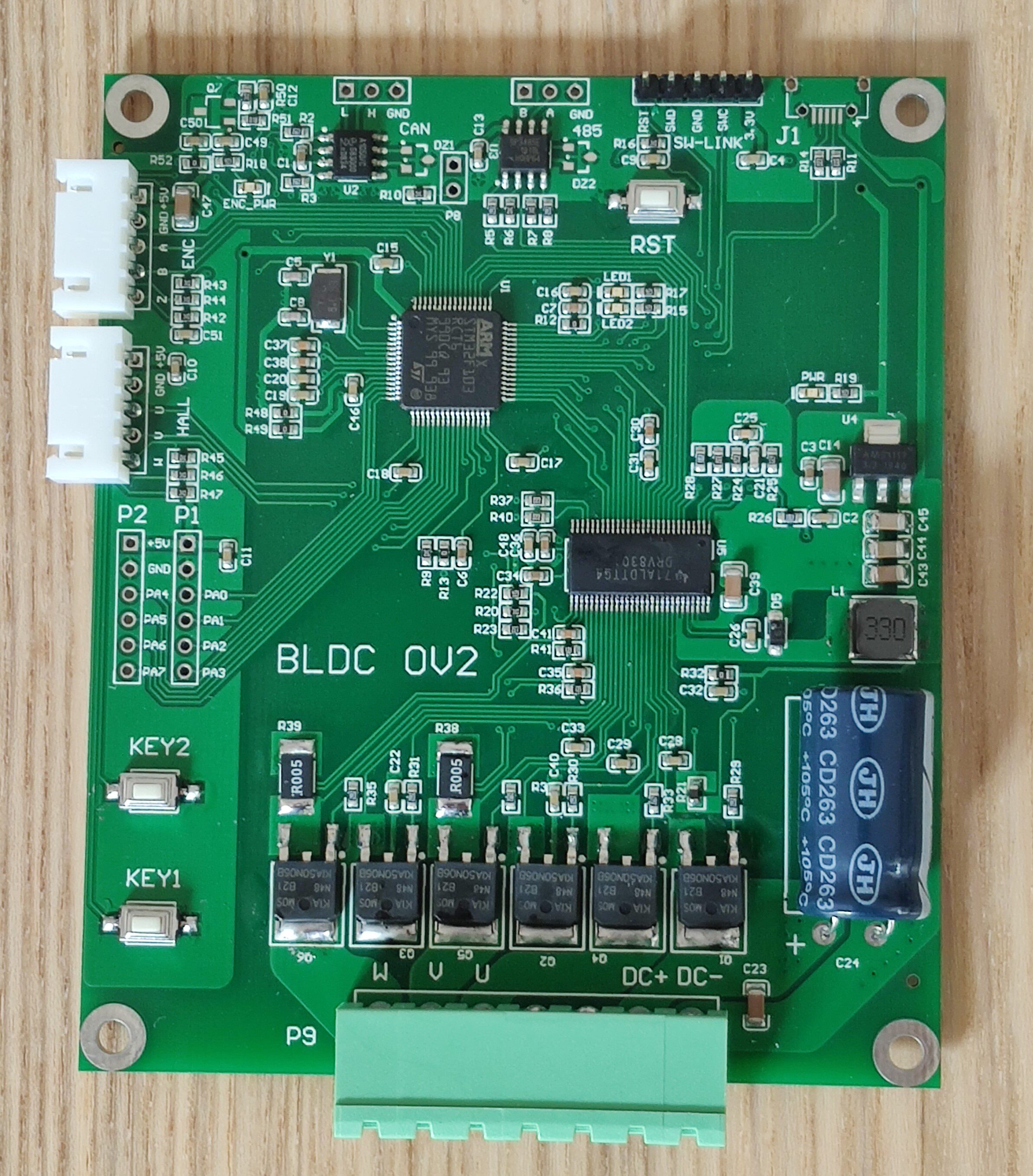 stm32bldcpmsm伺服电机开发板编码器矢量控制drv8301