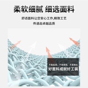 工作服男装夏季工装套装薄款单件上衣保安工地透气短袖长袖劳保服