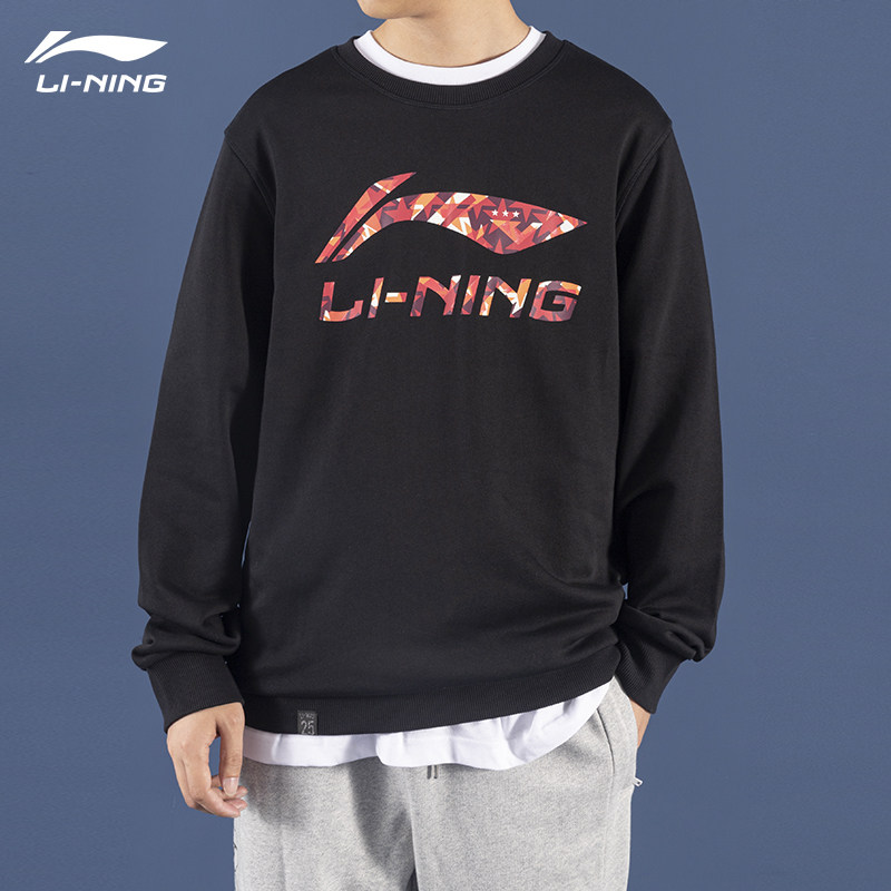 李宁大logo卫衣