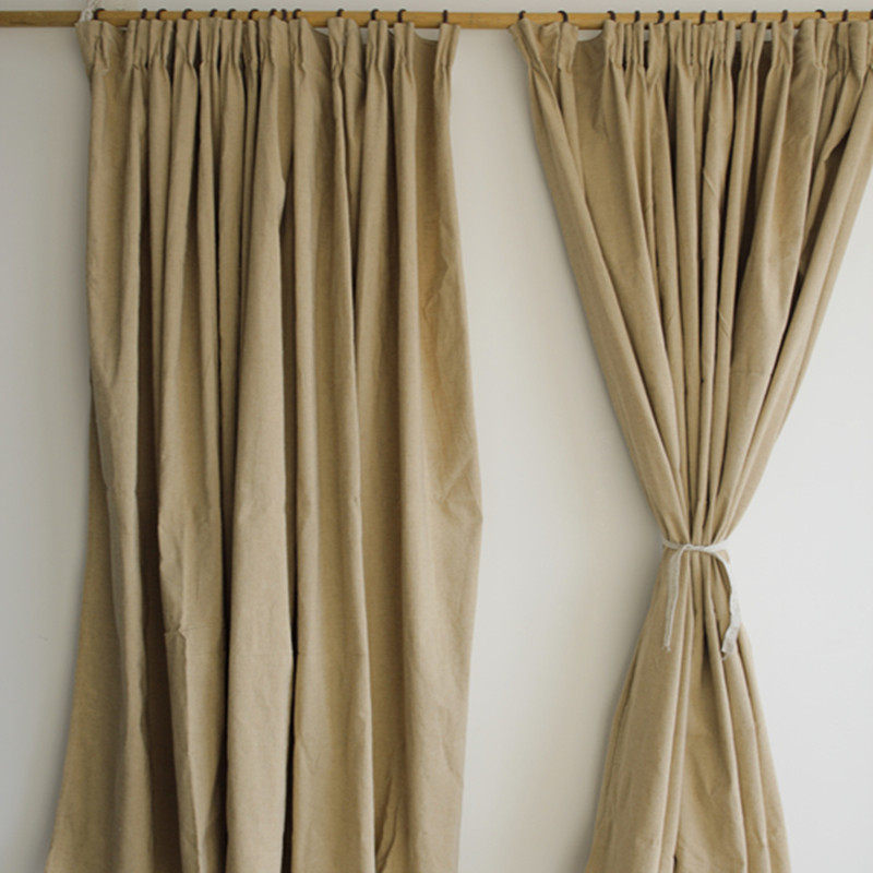 特价 清仓窗帘成品挂钩款纯色短帘微瑕疵简约现代书房卧室包邮