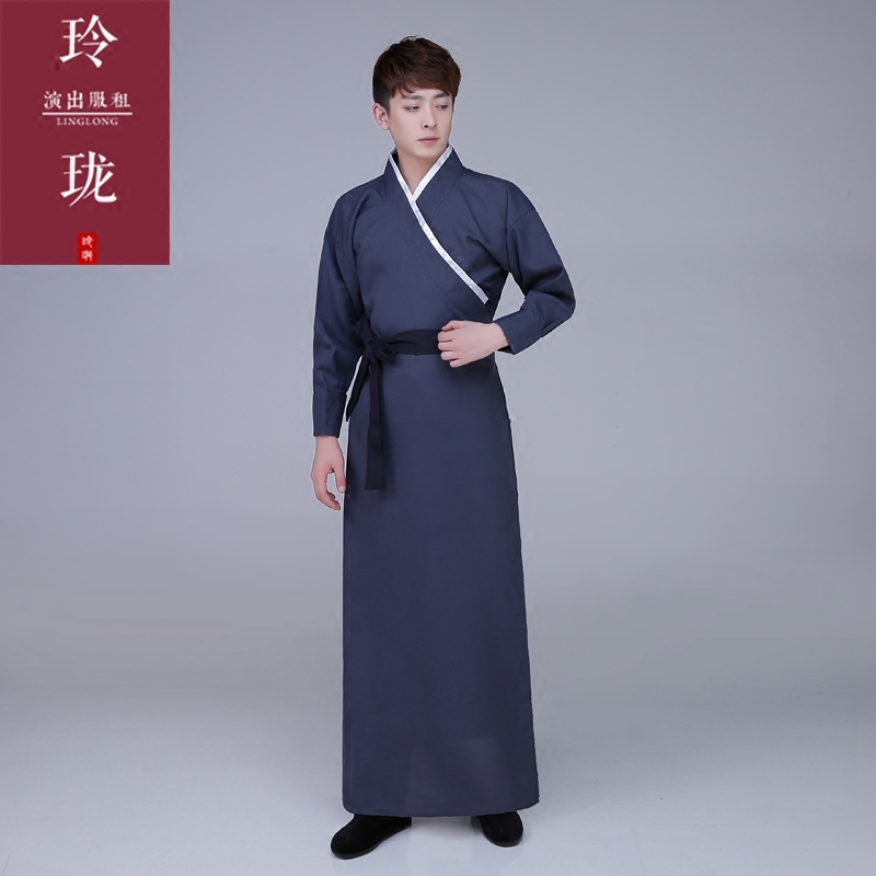 租古代侍卫随从保镖护卫服装展昭服装武侠服装黑衣人刺客大侠学生