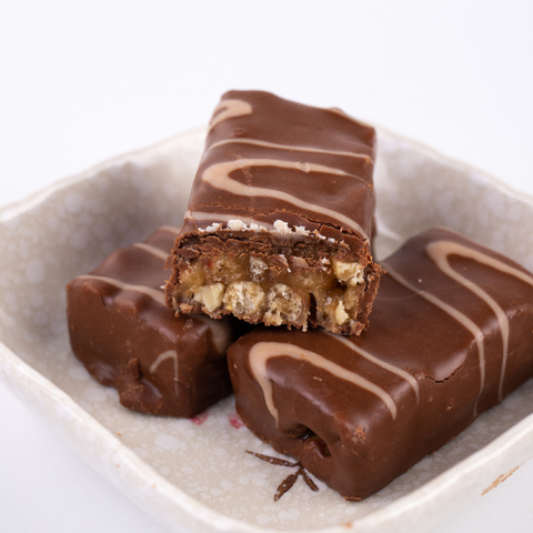 进口三颗榛子糖俄罗斯斯拉夫品牌榛仁脆米夹心巧克力糖果喜糖零食