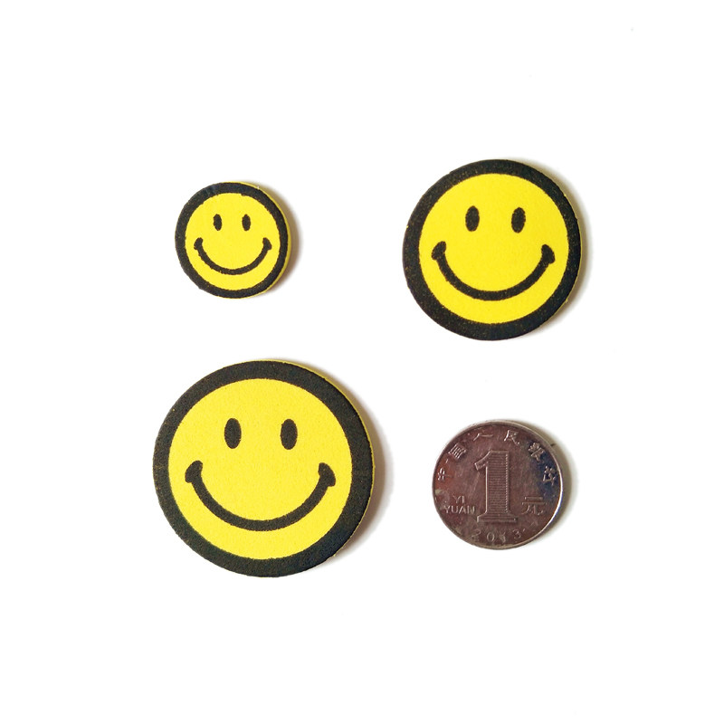 快乐笑脸eva贴纸 海绵即时贴 幼儿园区角材料 儿童鼓励贴 55片