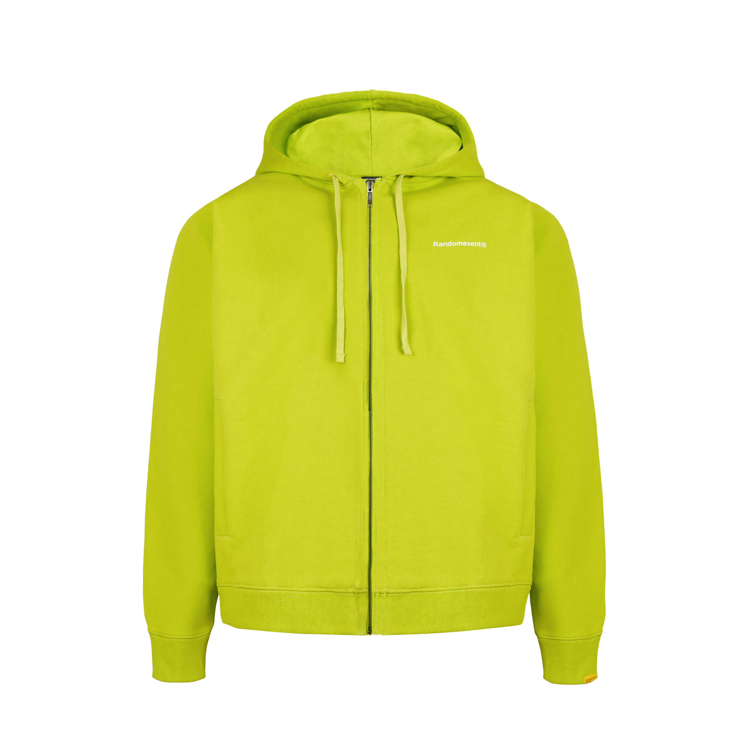 randomeventrdetlogo印花拉链开襟帽衫连帽卫衣