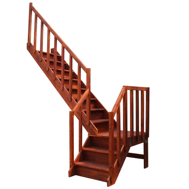 转角楼梯旋转复式别墅家用室内登高简约定制工厂直销loft实木梯子