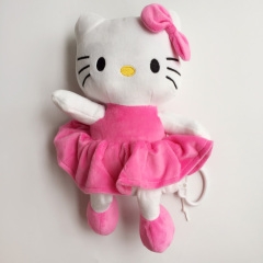 外贸婴儿宝宝床挂玩具hello kitty小猫 宝宝柔软毛绒玩具八音盒