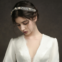 Man Tingfang wedding dress 2020 new pre-sale 40 days Vienna dance music model same headdress