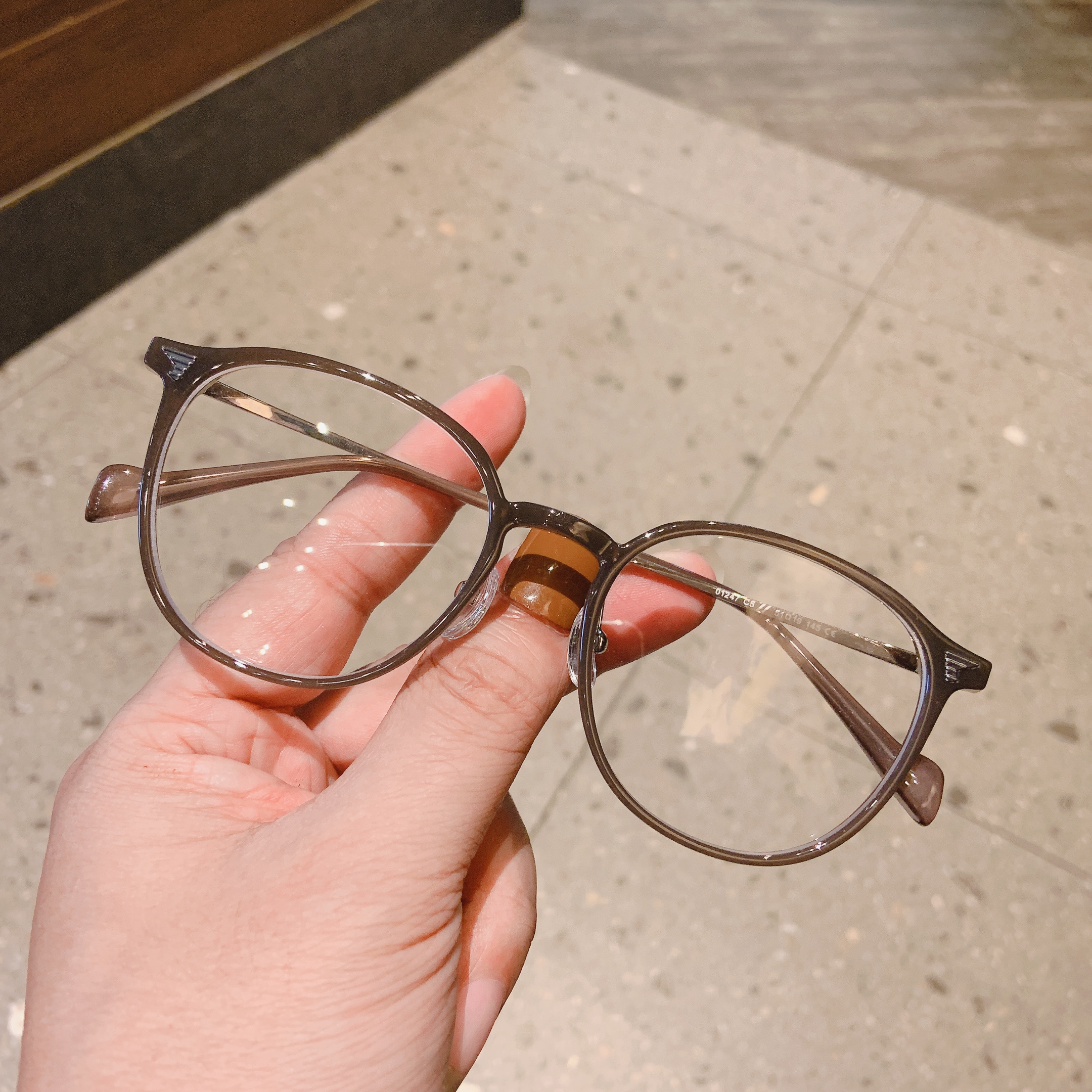 韩版不规则素颜近视眼镜框女款潮超中大框男复古圆框豹纹近视眼镜架