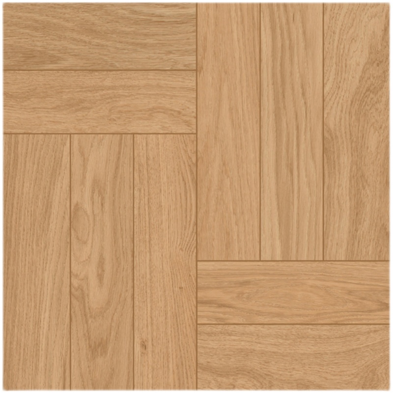 六贝 日式木纹地板砖卧室阳台瓷砖客厅地砖600x600厨房仿实木防滑