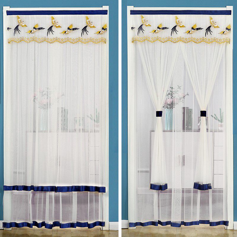 魔术贴门帘自粘式门帘防蚊隐私通风隔断帘家用免打孔防蝇密沙网