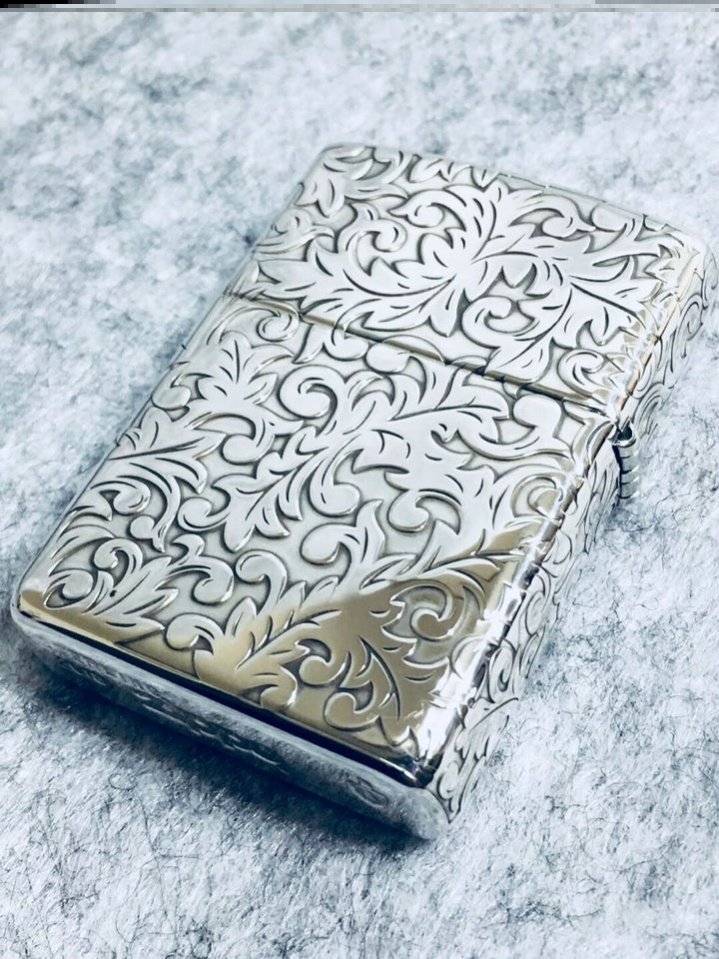 zippo唐草打火机繁花似锦原装进口创意美国刻字富贵繁花招财加厚