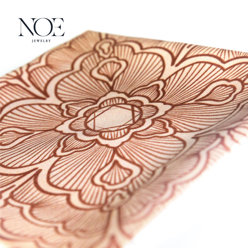 NOE诺意高级定制时光系列衍生设计款天然蚕丝丝巾