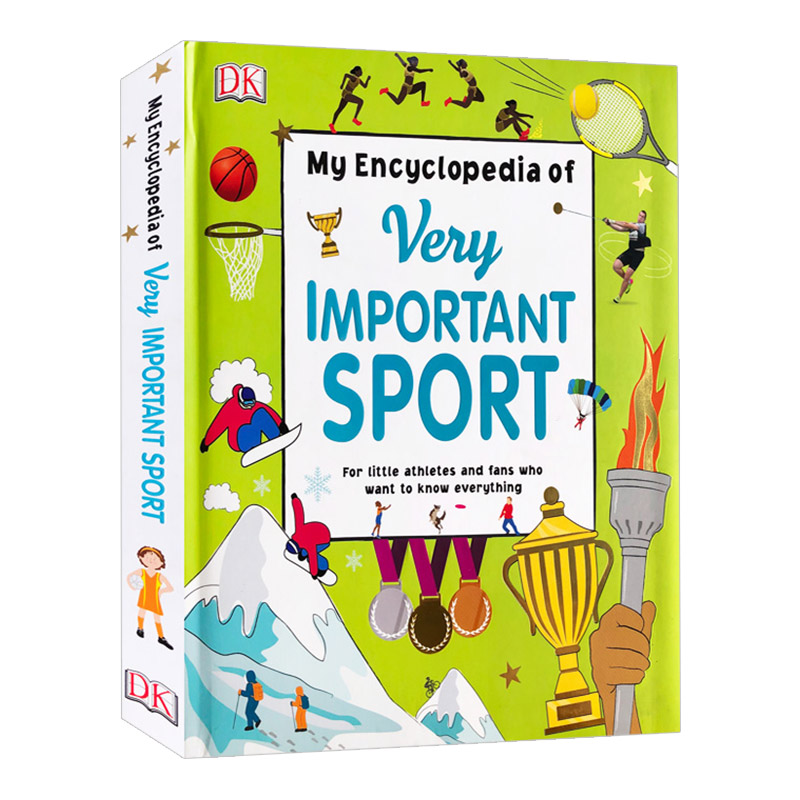 【预售】英文原版 DK我的重要运动百科全书My Encyclopedia of Very Important Sport 儿童体育运动科普读物启发学习英语儿童书籍