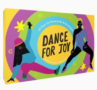 【预售】英文原版 Dance for Joy 欢乐之舞 Chronicle Aurelia Durand 10个弹出式便笺和信封卡片艺术书籍