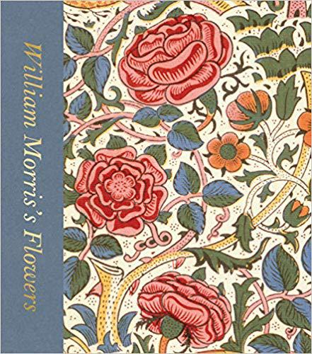 英文原版 william morris is flowers威廉莫里斯的花 花纹图案设计插