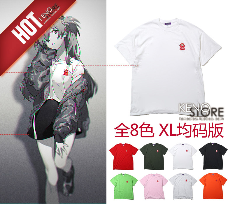 【可订】radio eva新世纪福音战士 10周年 明日香 tee 短袖 t恤