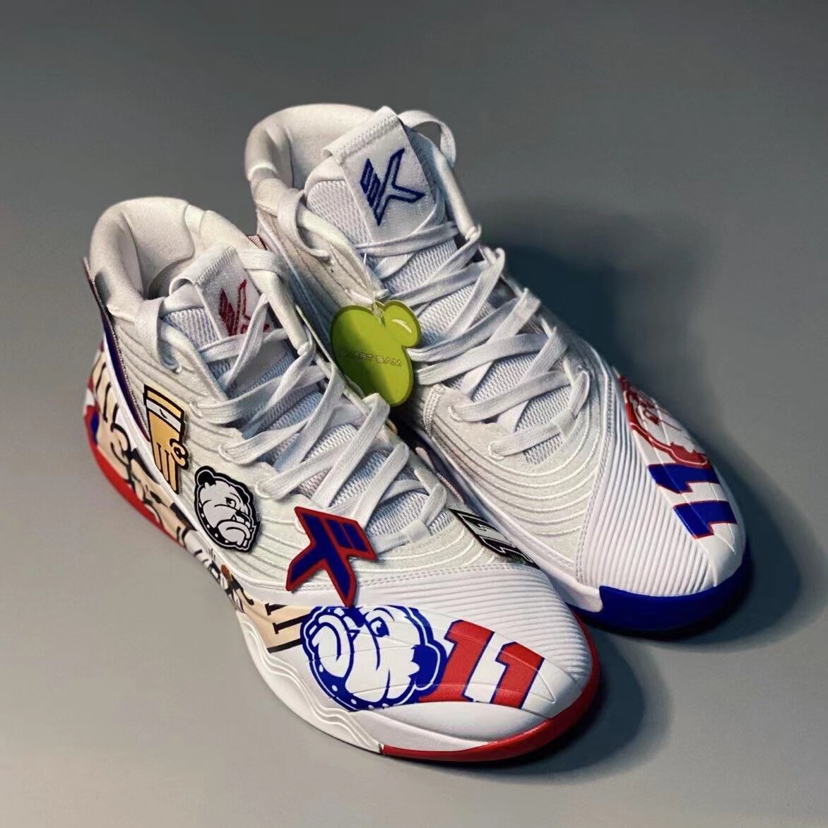 安踏kt6剁手系列汤普森low低帮留白篮球鞋高山流水火影忍者晓七夕