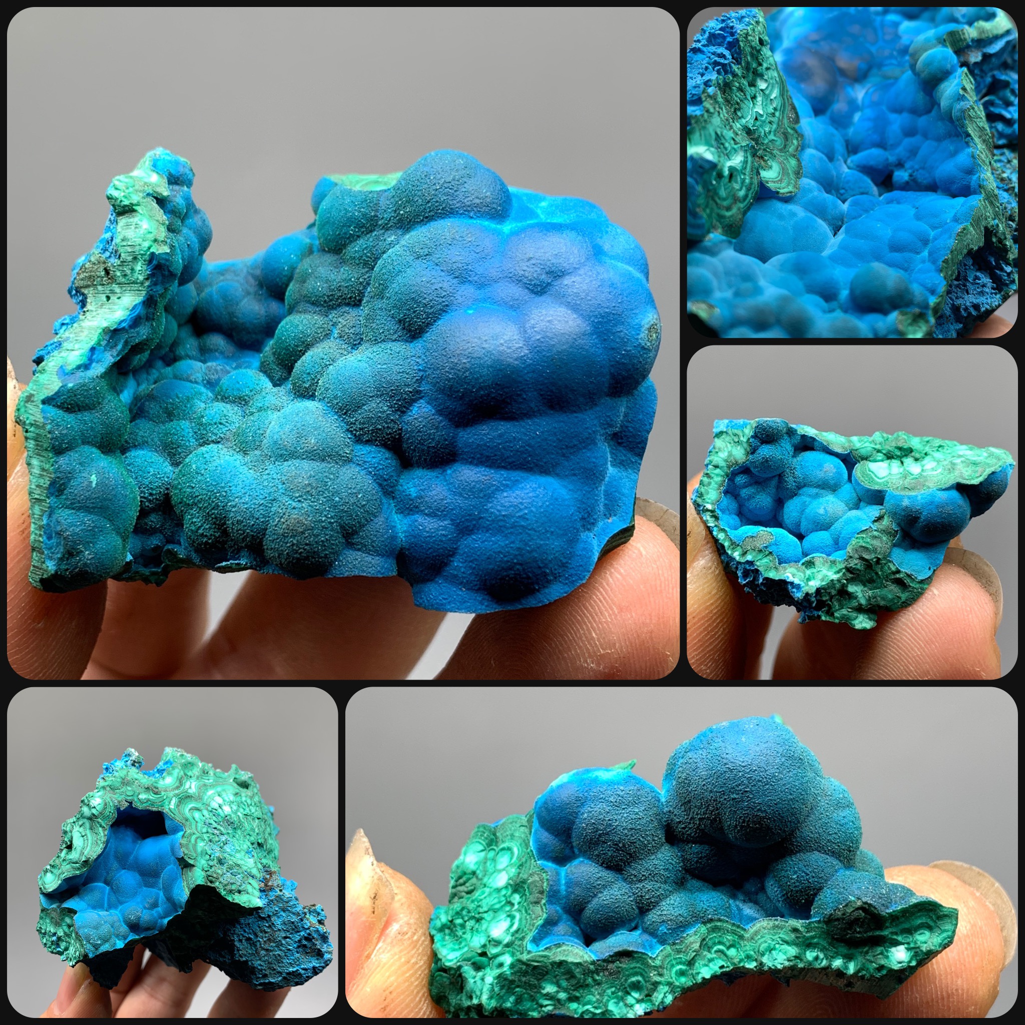 老挝精品硅孔雀石天然矿物晶体标本矿石原石收藏石头摆件地质科普