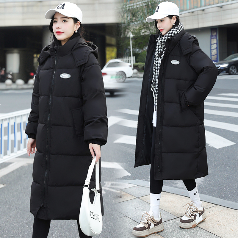 冬季羽绒棉服女2022年新款冬棉袄中长款爆款冬装韩版学生棉衣外套