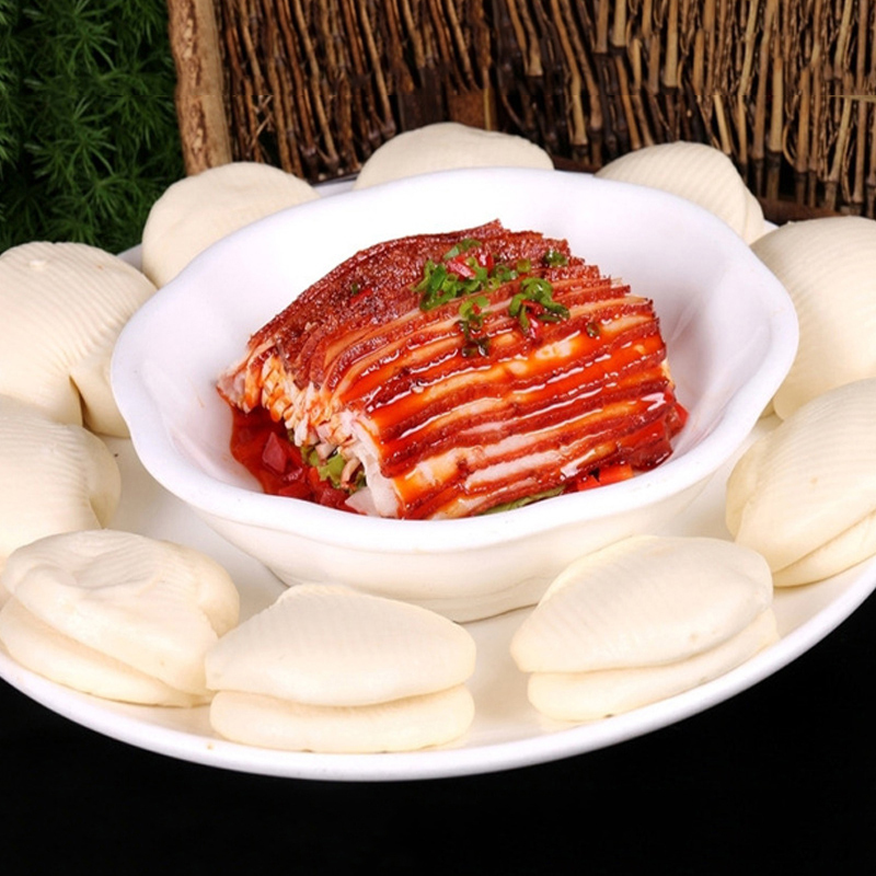 荷叶夹肉加馍饼肉夹馍荷叶饼 酒店速冻半成品菜私房菜早餐包邮