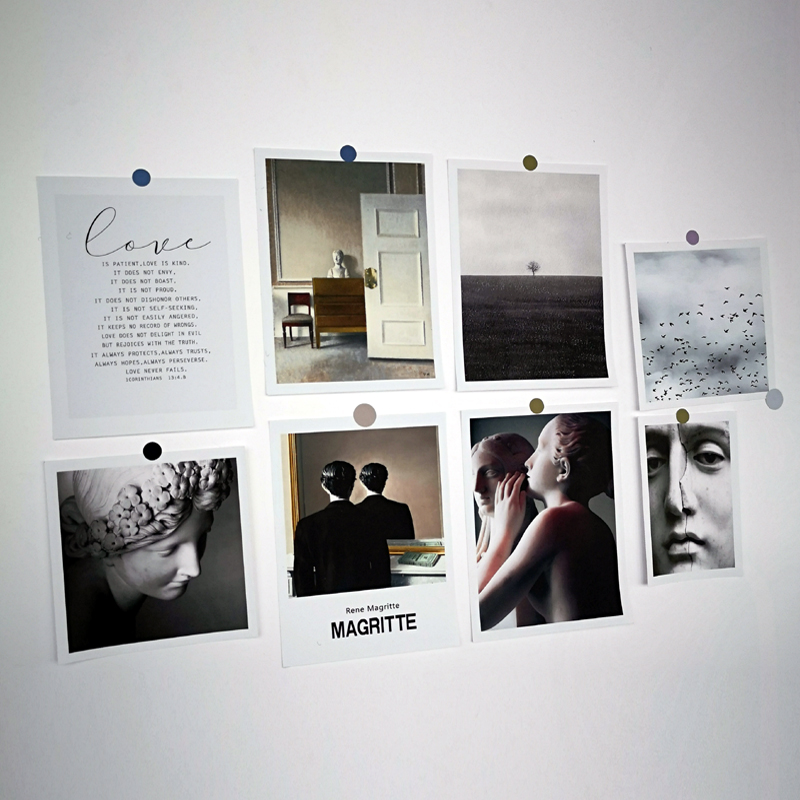 ins Cold Art card Photo wall Decorative painting core poster grid card decorate Photo propsin the Home accessories , Photo/Photo Wall , Photo/Picture card category - from Buy2taobao.com to provide professional Taobao agent buy service