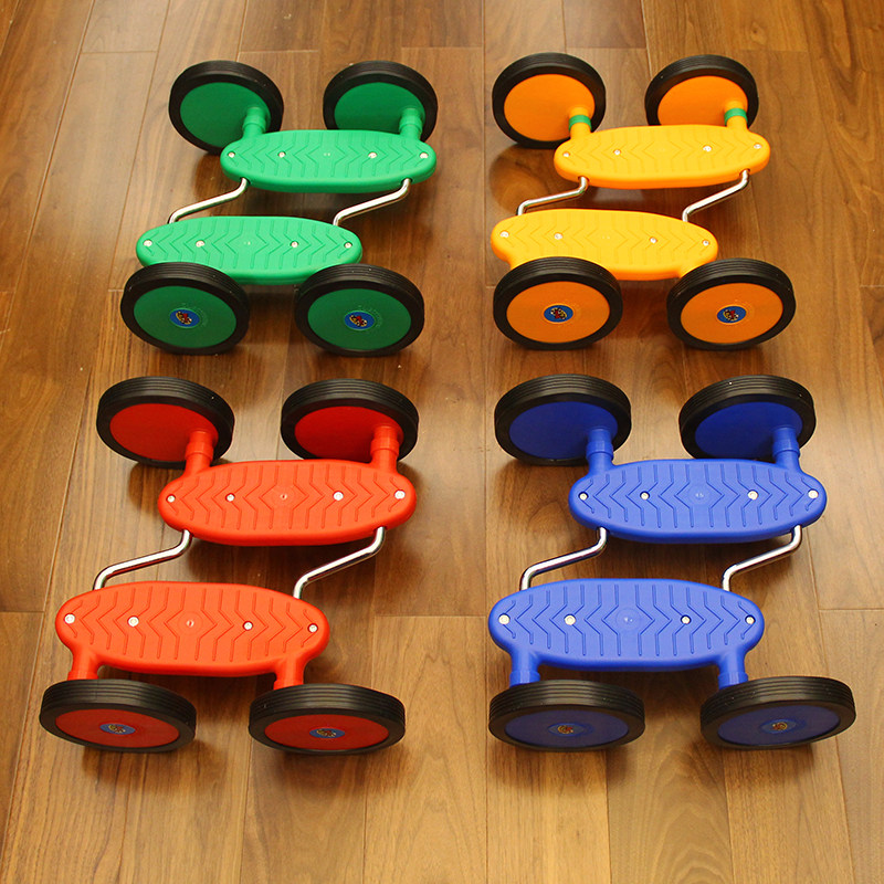 平衡脚踏车无扶手踩踏车儿童四轮平衡车幼儿园运动会感统训练家用