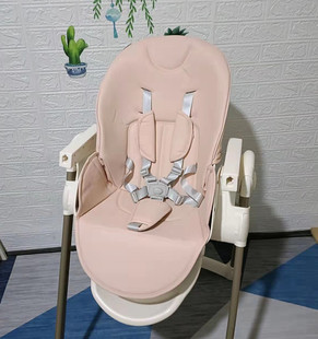 适用pouch婴儿童K28餐椅foofoo宝宝坐垫座套防水PU皮套安全带配件