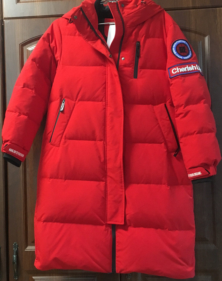 20秋冬新款女雪豹羽绒服中长款保暖鹅绒休闲羽绒外套806920卡利姿