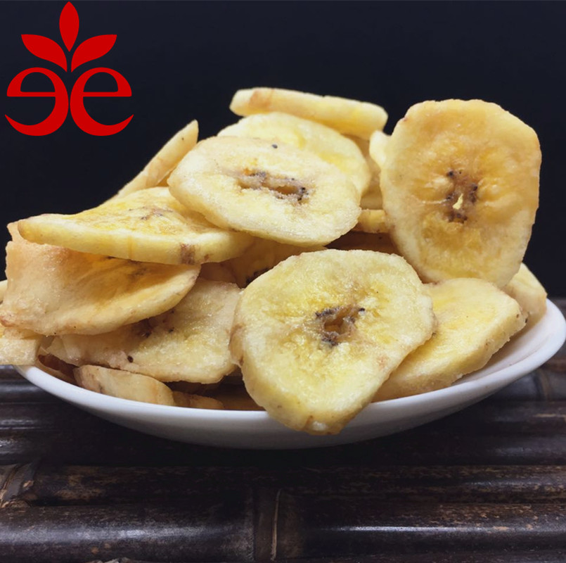 e e【新货原味香蕉脆片250g】脆香蕉干休闲零食特产水果干2份包邮