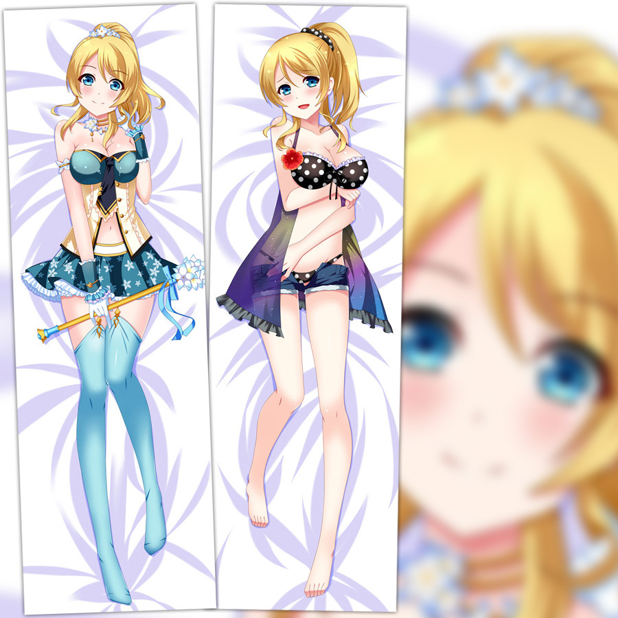 动漫 等身抱枕 lovelive! 绚濑 校园偶像 靠枕方枕 2wt抱枕套