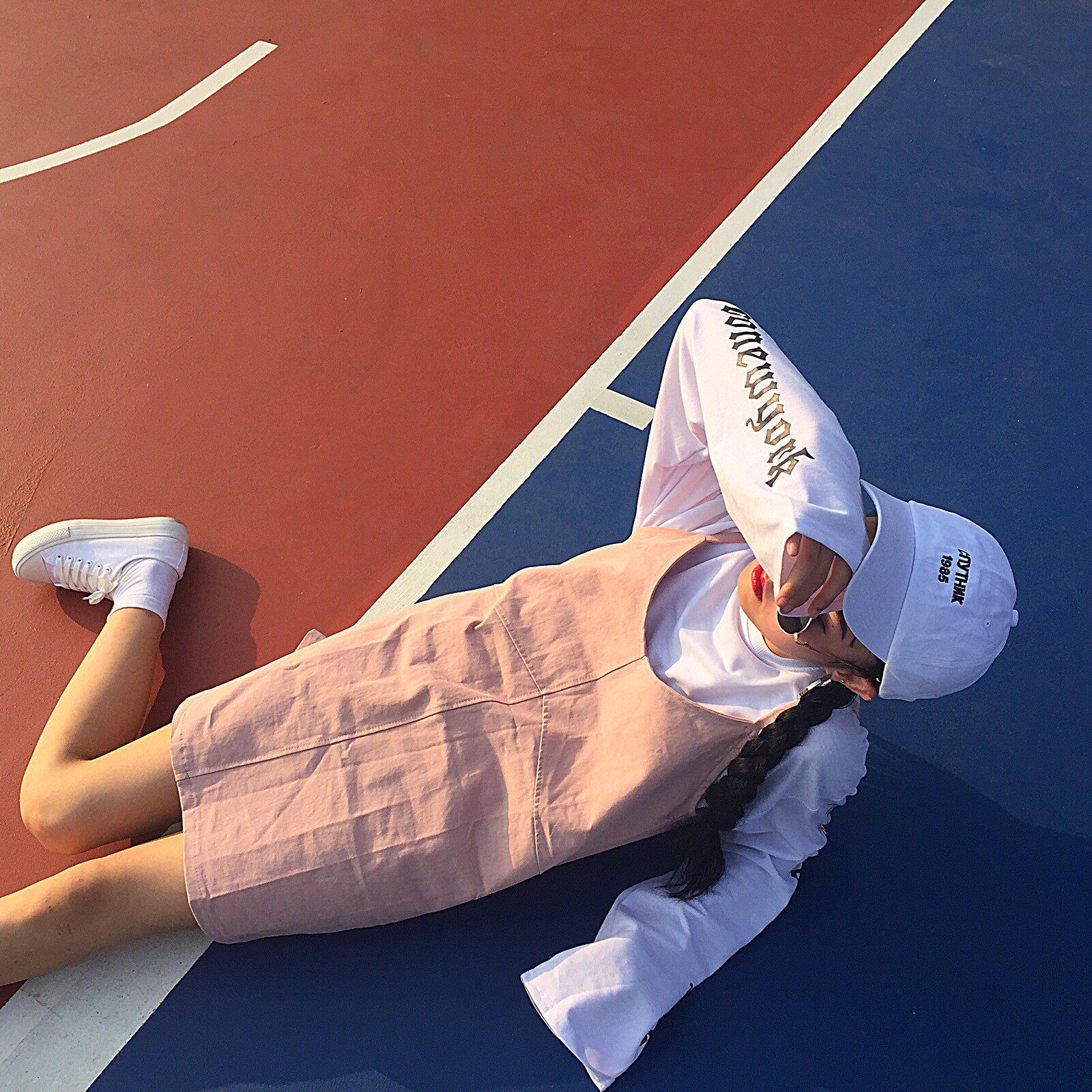 实拍 新款韩版宽松吊带背心裙无袖连衣裙韩国潮女装