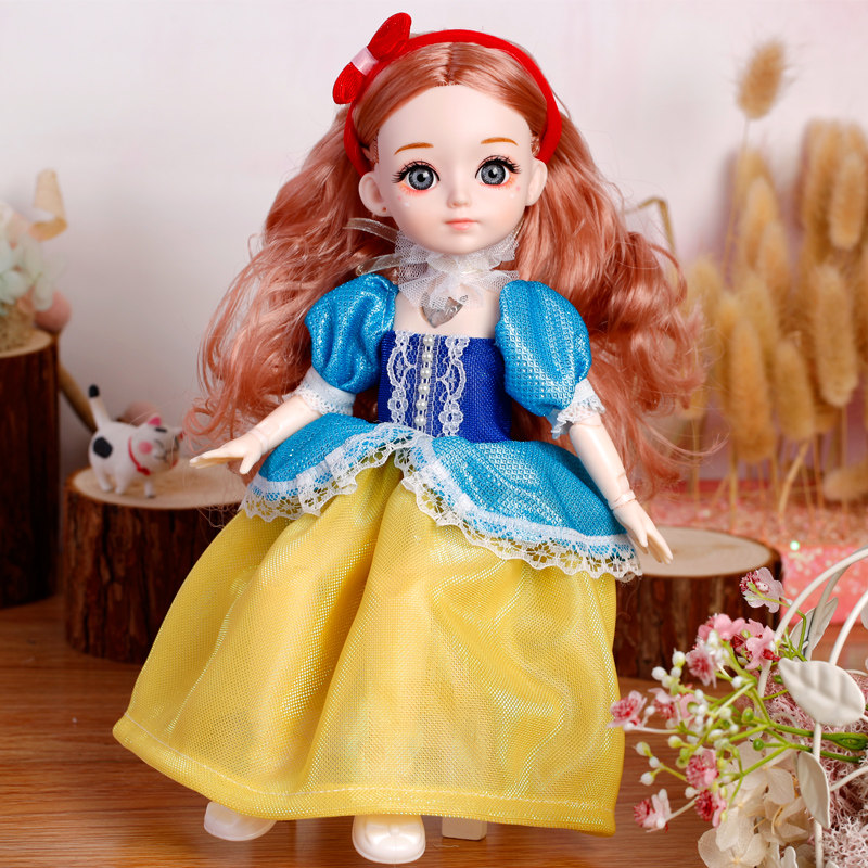 新品福利仙仙芭比娃娃白雪公主换装娃娃儿童玩具女孩娃娃