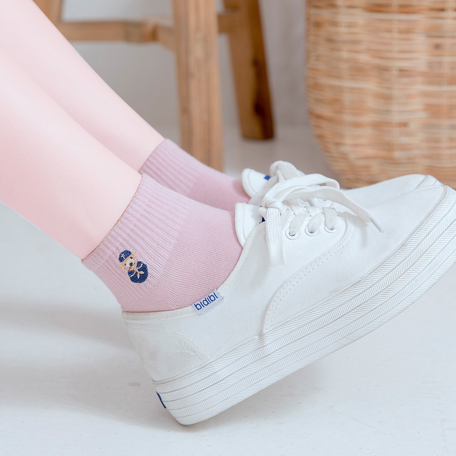 袜子女短袜浅口纯棉韩国可爱日系夏季薄款全棉短筒潮ins中筒短款