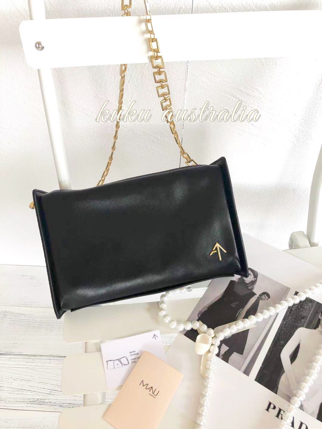 国内现货 酷酷澳洲正品土耳其manu atelier carmen马努链条箭头包