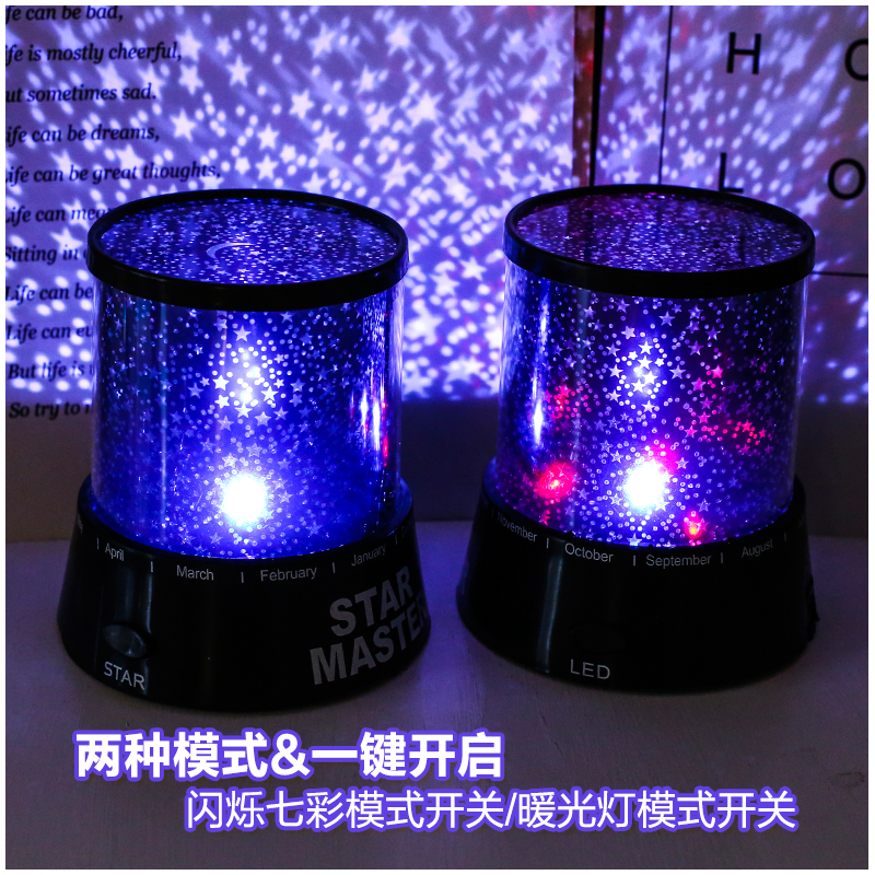 浪漫生日旋转星空灯星光投影仪卧室满天星夜空led睡眠少女小夜灯|msdalam kategori Toy/bayi/teka-teki/blok bangunan/model, elektronik/cahaya/berudara/mainan rumit, mainan LED - dari Buy2taobao.com untuk memberikan perkhidmatan ejen Taobao profesional membeli