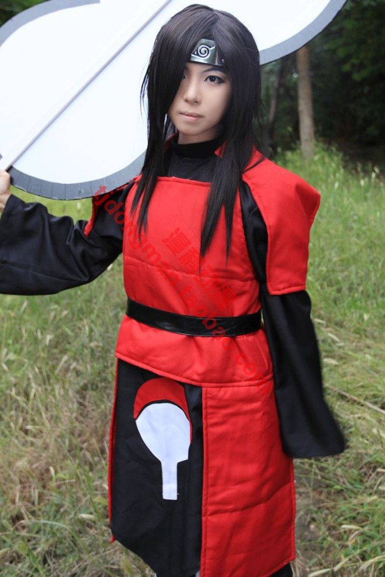 服装火影忍者宇智波斑初始cosplay承接各种动漫定制cosplay女装