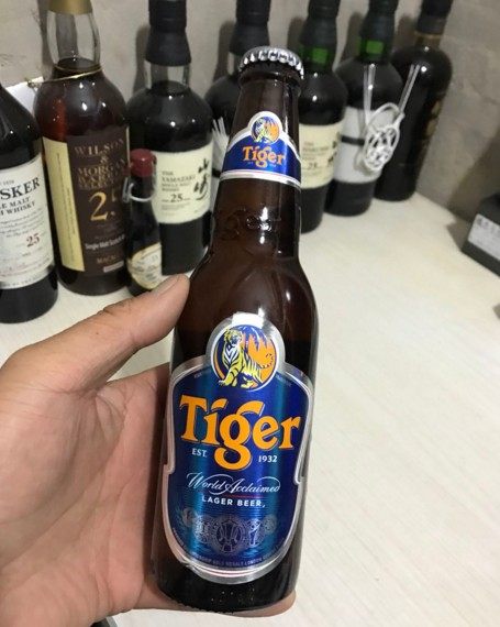 2月产 6瓶 55元 包邮 tiger beer 虎牌啤酒 4.5度 330ml